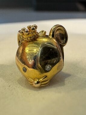 Pandora Chinese Zodiac Rat Charm [Discontinued /Rare] (768587C01)